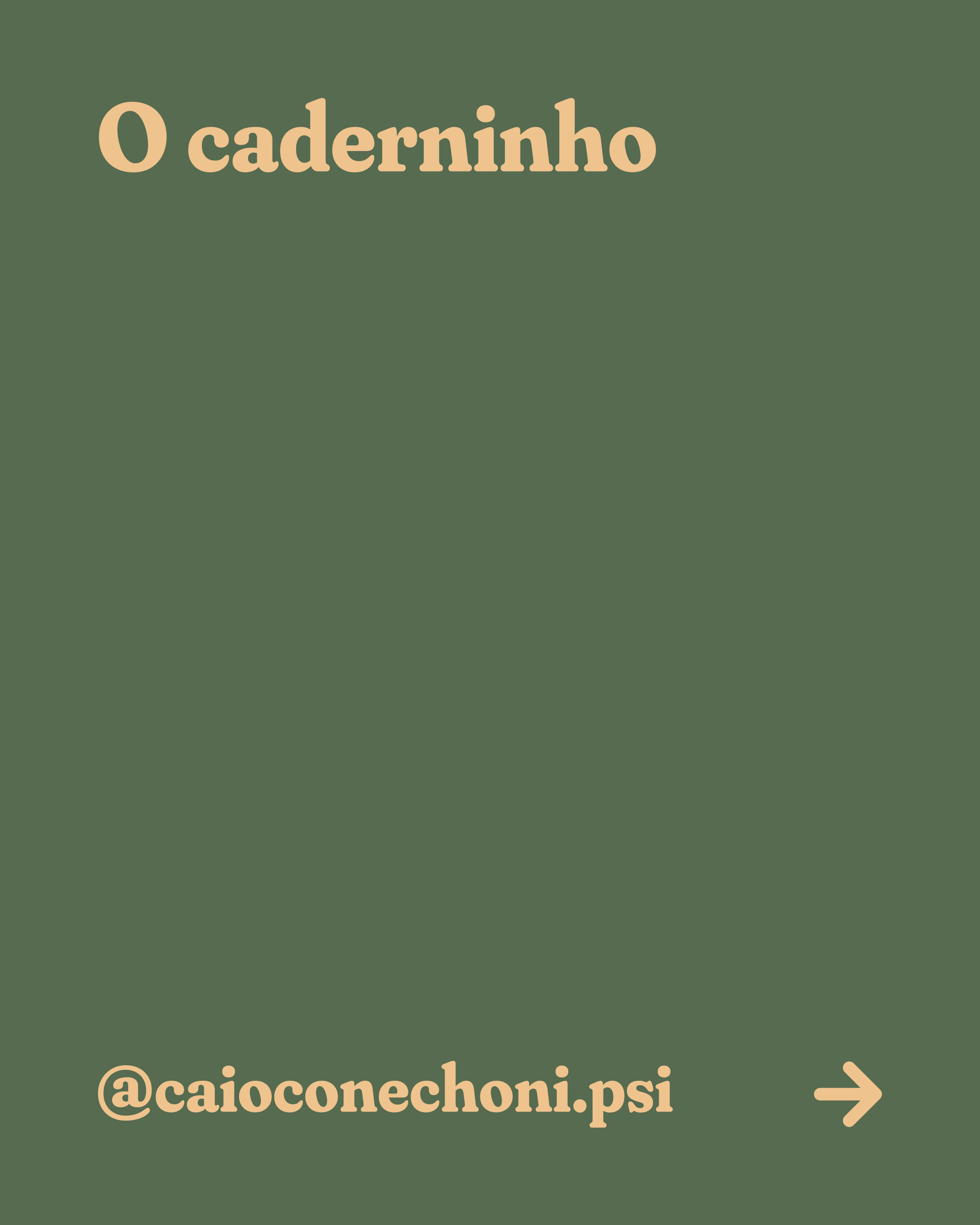 O caderninho